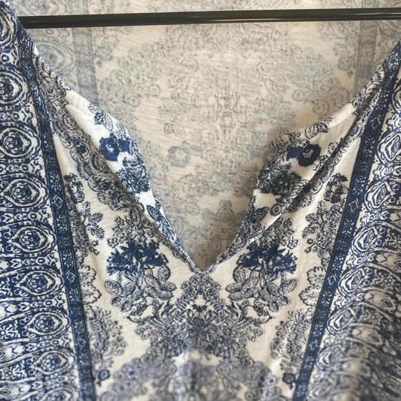 Lucky Brand Tie Front Top Shirt - Picture 4 of 7